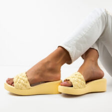 Sandale dama Pumpkin Galbene