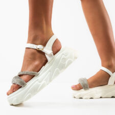 Sandale dama Rant Albe