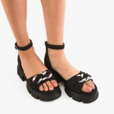 Sandale dama Rashid Negre