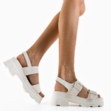 Sandale dama Robute Albe