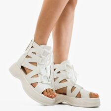 Sandale dama Romulus Albe