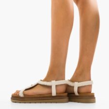 Sandale dama Ruletta Albe