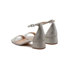Sandale dama - SM11003580 -  Textil - 38 EU - Argintiu