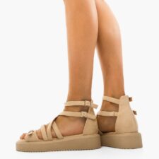 Sandale dama Sanabe Bej