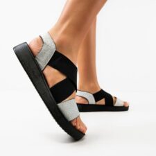 Sandale dama Sandra Argintii