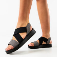 Sandale dama Sandra Gri 3