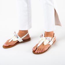 Sandale dama Sarina Albe