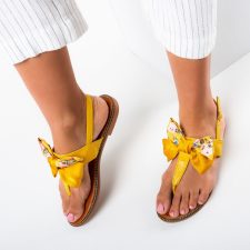 Sandale dama Sarina Galbene