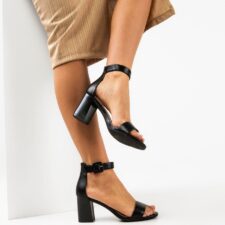 Sandale dama Saxon Negre