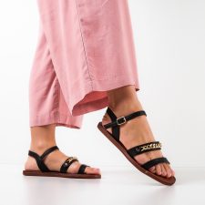 Sandale dama Silika Negre