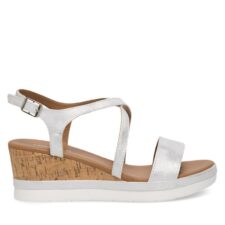 Sandale dama -  Sintetic - Argintiu