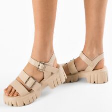 Sandale dama Spacey Bej