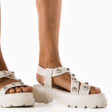 Sandale dama Spotor Albe