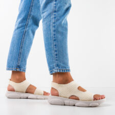 Sandale dama Tastik Bej