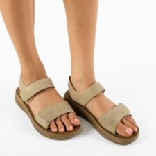 Sandale dama Temple Bej