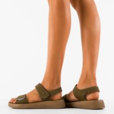 Sandale dama Temple Khaki 2