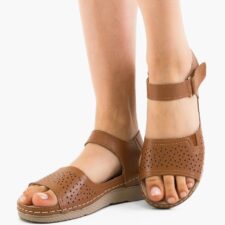Sandale dama Trafer Camel