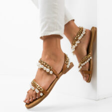 Sandale dama Trahern Camel