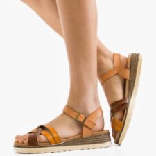 Sandale dama Usha Camel