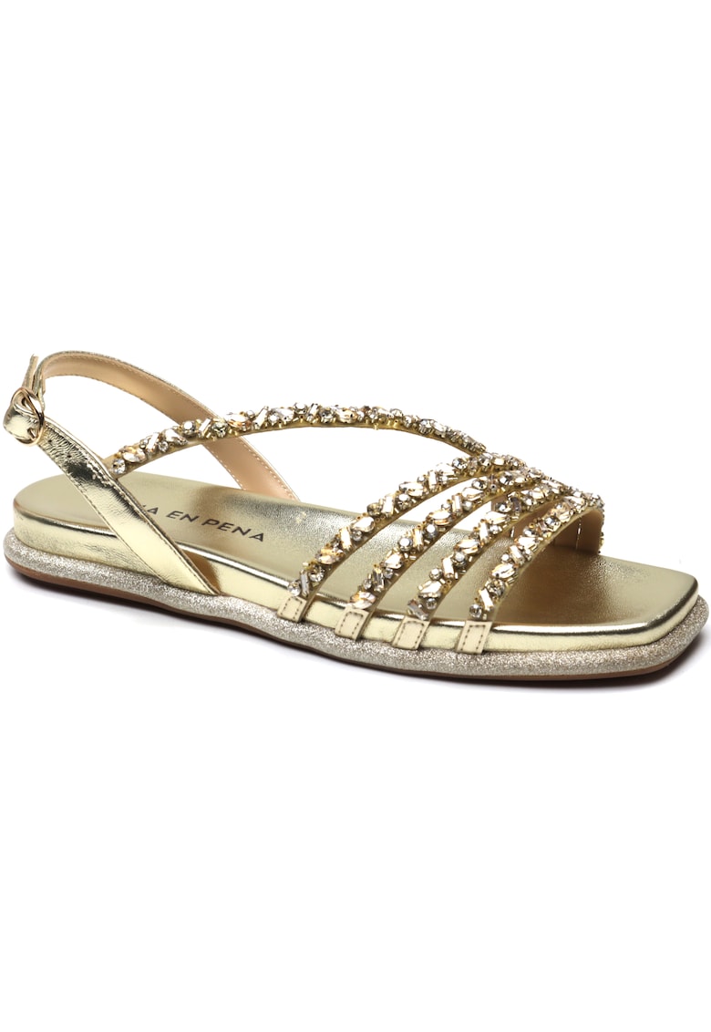 Sandale dama V240853 auriu 1 Sandale dama V240853 auriu