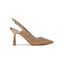 Sandale dama - V250616 -  Piele naturala - Auriu