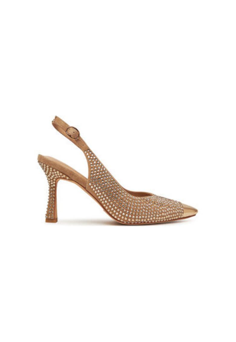 Sandale dama - V250619 - Piele naturala - Bej 1 Sandale dama - V250619 -  Piele naturala - Bej