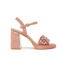 Sandale dama - V250792 -  Textil - Roz