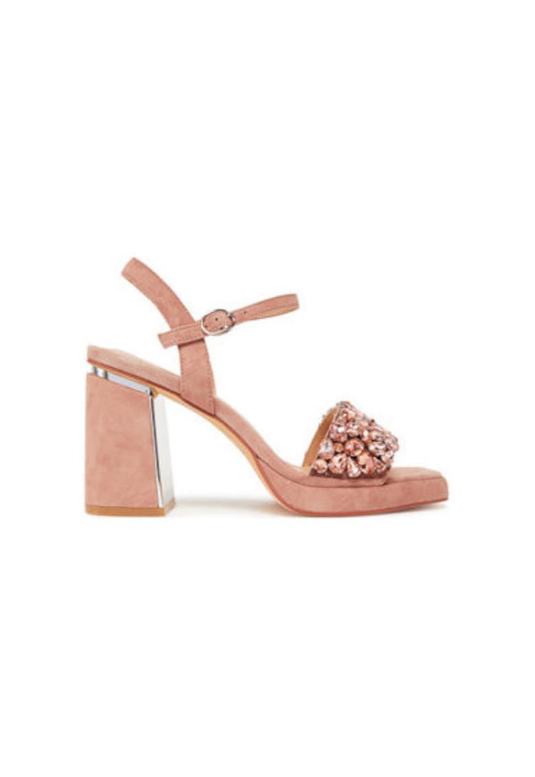 Sandale dama - V250792 - Textil - Roz 1 Sandale dama - V250792 - Textil - Roz