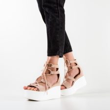 Sandale dama Vamoya Bej