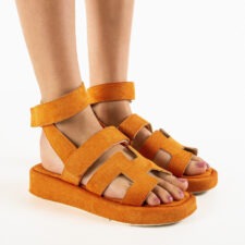 Sandale dama Vardan Portocalii