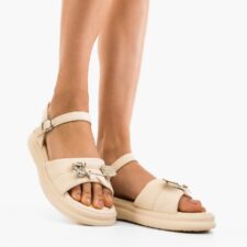 Sandale dama Walkan Bej