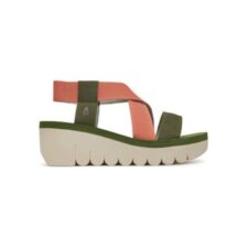Sandale dama - YABI922FLY -  Piele naturala - Corai