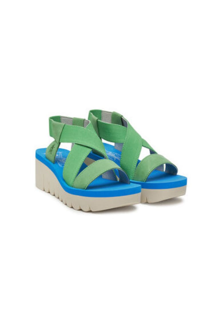 Sandale dama - YABI922FLY - Piele naturala - Verde 1 Sandale dama - YABI922FLY - Piele naturala - Verde
