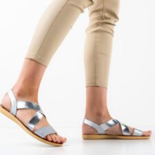Sandale dama Yiyi Argintii