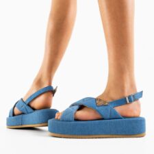 Sandale dama Ziggy Albastre 2