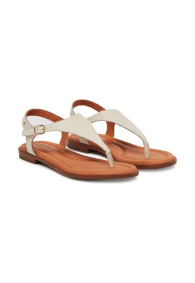 Sandale dama - alb - piele naturala - 1 Sandale dama - alb - piele naturala -