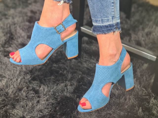 Sandale dama albastre Teodora