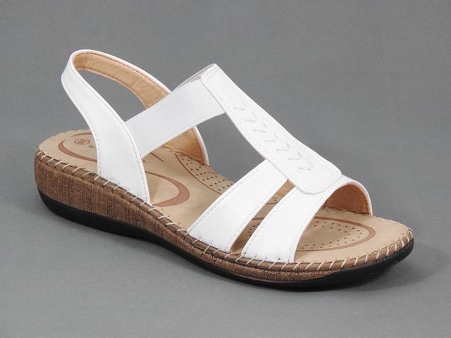 Sandale dama albe Doina