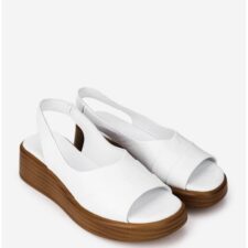Sandale dama albe confortabile