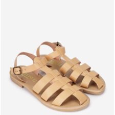 Sandale dama  bej din piele