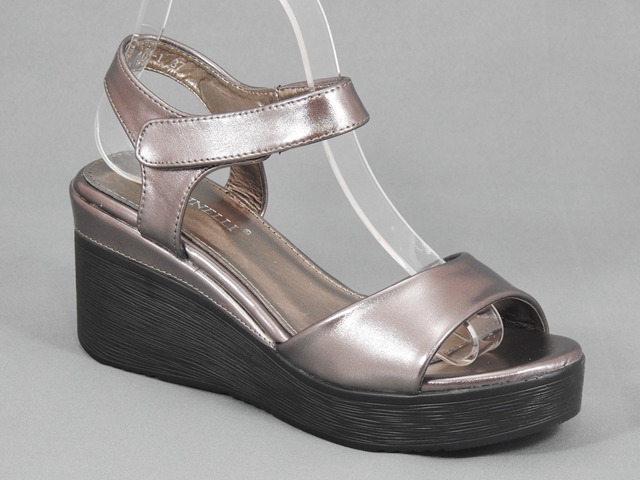 Sandale dama bronz argintii Dana