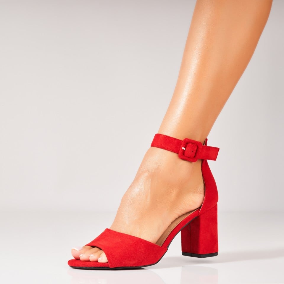 Sandale dama cu Toc Rosii din Piele Ecologica Intoarsa Jiayu2 1 Sandale dama cu Toc Rosii din Piele Ecologica Intoarsa Jiayu2