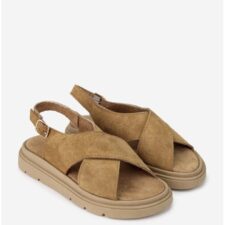 Sandale dama  din piele intoarsa