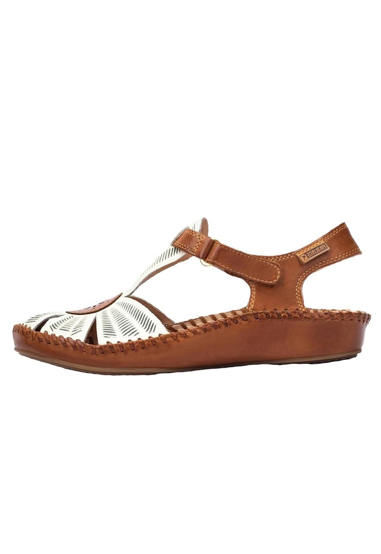 Sandale dama - din piele naturala - 655-0575-52-21 - crem 1 Sandale dama - din piele naturala - 655-0575-52-21 - crem