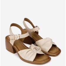 Sandale dama  din piele naturala bej