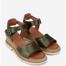 Sandale dama kaki din piele