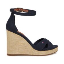 Sandale dama -  material textil - albastru