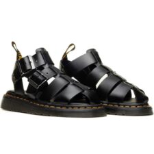 Sandale dama -  piele naturala - negru - 41