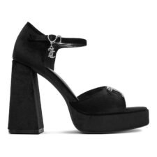 Sandale dama -  toc bloc - negru