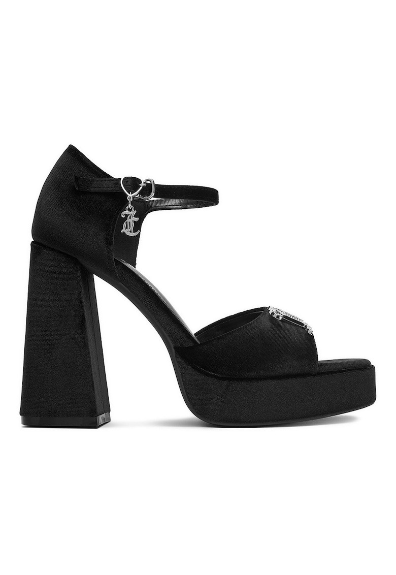 Sandale dama - toc bloc - negru 1 Sandale dama - toc bloc - negru